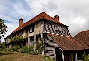 The timber-framed house at Smallhythe Place